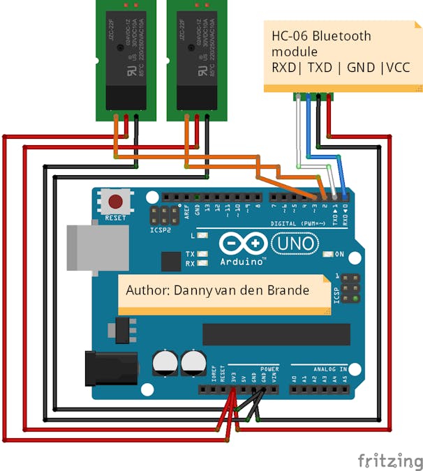 Arduino/Android - BLUETOOTH Home Control + APP - HC-06 - Arduino